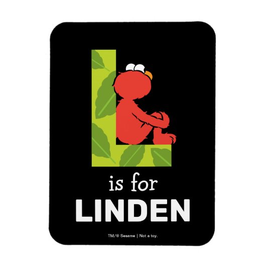 Elmo Alfabet | L Blad Magneet (Verticaal)