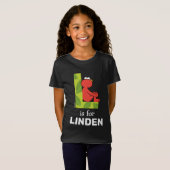 Elmo Alfabet | L van Letter T-shirt (Voorkant volledig)
