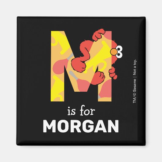 Elmo Alfabet | M Muzie Magneet (Voorkant)