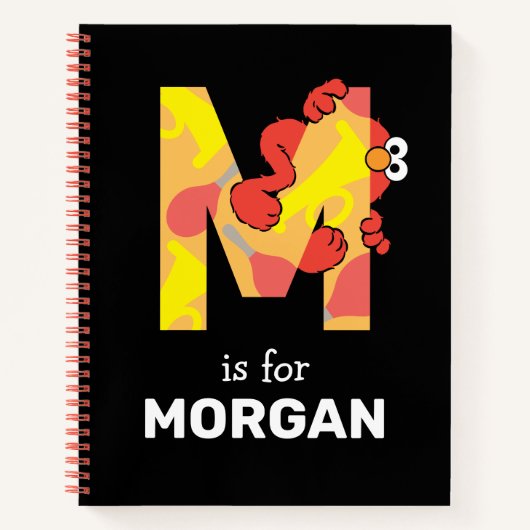 Elmo Alfabet | M Muzie Notitieboek (Voorkant)