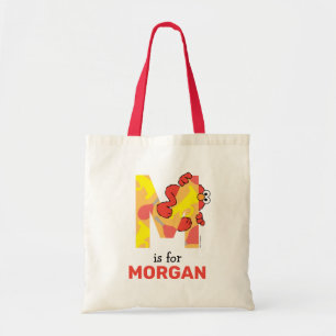 Elmo Alfabet   M Muziek Tote Bag