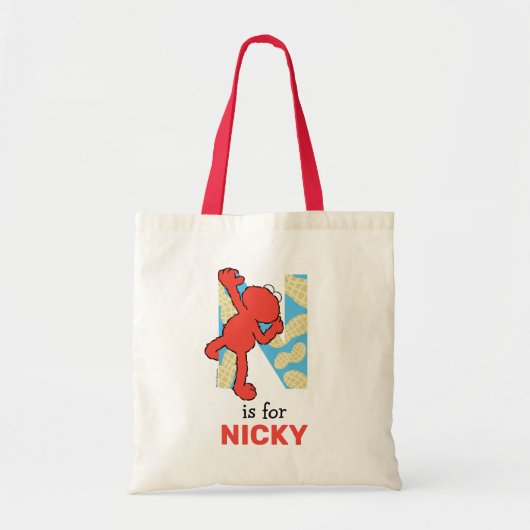 Elmo Alfabet | N Noten Tote Bag (Voorkant)