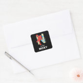 Elmo Alfabet | N Noten Vierkante Sticker (Envelop)