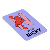 Elmo Alfabet | N Roze Magneet (Rechterzijde)