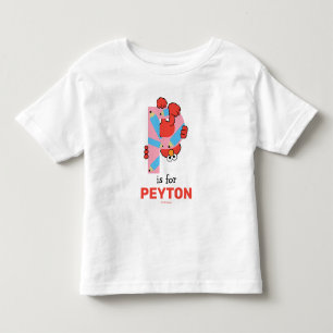 Elmo Alfabet   P Potlood Kinder Shirts