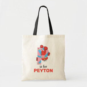 Elmo Alfabet   P Potlood Tote Bag