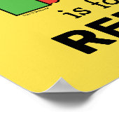 Elmo Alfabet | R Groen Poster (Hoek)