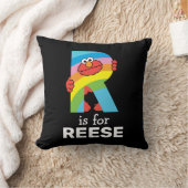 Elmo Alfabet | R Regenboog Kussen (Deken)