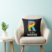 Elmo Alfabet | R Regenboog Kussen (Stoel)