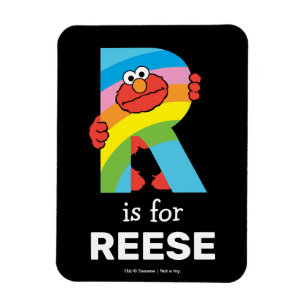 Elmo Alfabet   R Regenboog Magneet