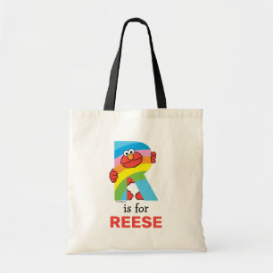 Elmo Alfabet   R Regenboog Tote Bag