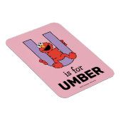 Elmo Alfabet | U Paars Magneet (Rechterzijde)