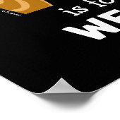 Elmo Alfabet | W Hout Poster (Hoek)