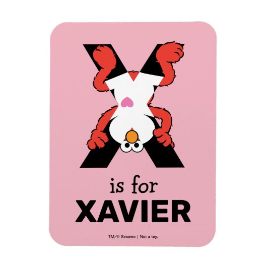 Elmo Alfabet | X Xray Magneet (Verticaal)