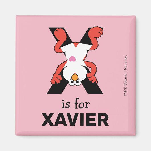 Elmo Alfabet | X Xray Magneet (Voorkant)