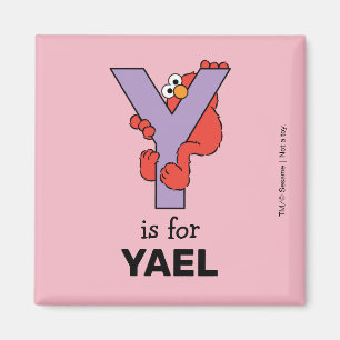 Elmo Alfabet   Y Paars Magneet
