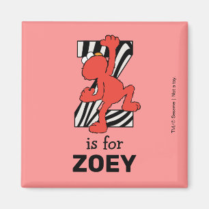 Elmo Alfabet   Z Zebra Magneet