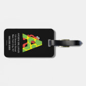 Elmo Alphabet | A Apple Bagagelabel (Achterkant horizontaal)