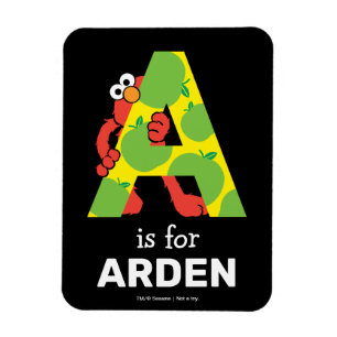 Elmo Alphabet   A Apple Magneet