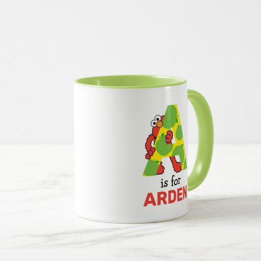 Elmo Alphabet | A Apple Mok (Voorkant rechts)