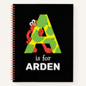 Elmo Alphabet | A Apple Notitieboek (Voorkant)