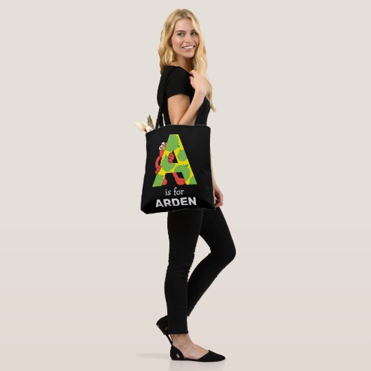 Elmo Alphabet | A Apple Tote Bag (Op model)