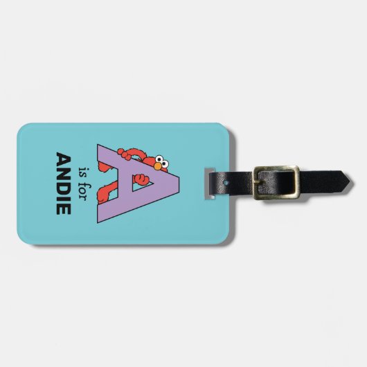 Elmo Alphabet | A PAARS Bagagelabel (Voorkant horizontaal)