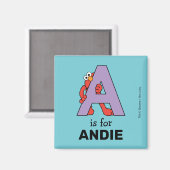 Elmo Alphabet | A PAARS Magneet (Voorkant / Achterkant)