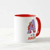 Elmo Alphabet | A PAARS Mok (Voorkant rechts)