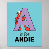 Elmo Alphabet | A PAARS Poster (Voorkant)
