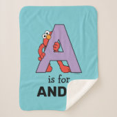 Elmo Alphabet | A PAARS Sherpa Deken (Voorkant)