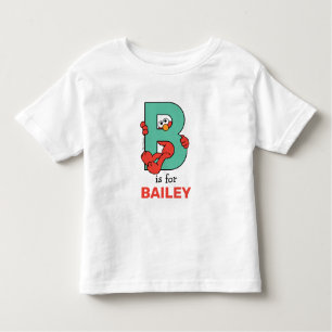Elmo Alphabet   B BLAUWGROEN Kinder Shirts