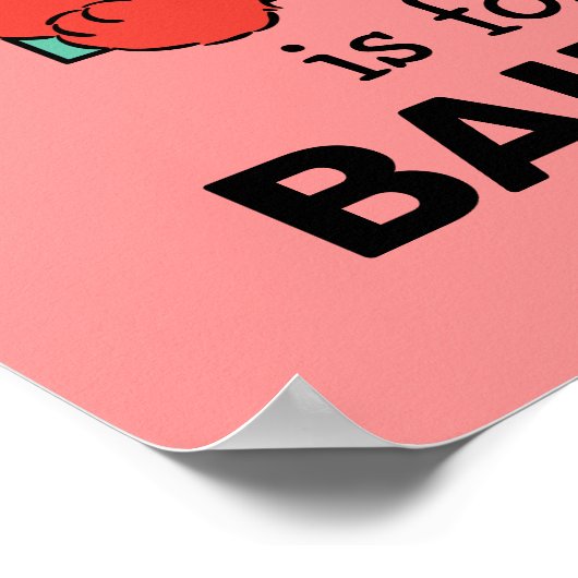 Elmo Alphabet | B BLAUWGROEN Poster (Hoek)