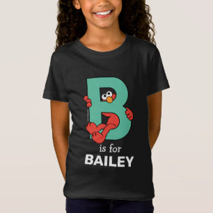Elmo Alphabet   B BLAUWGROEN T-shirt