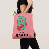 Elmo Alphabet | B BLAUWGROEN Tote Bag (Dichtbij)
