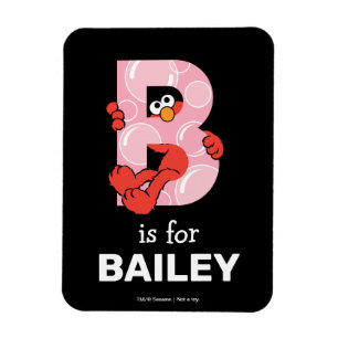 Elmo Alphabet   B Bubbles Magneet