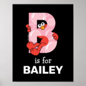 Elmo Alphabet | B Bubbles Poster (Voorkant)