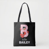 Elmo Alphabet | B Bubbles Tote Bag (Voorkant)