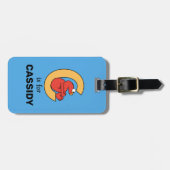 Elmo Alphabet | C SINAASAPPEL Bagagelabel (Voorkant horizontaal)