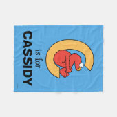 Elmo Alphabet | C SINAASAPPEL Fleece Deken (Voorkant (Horizontaal))