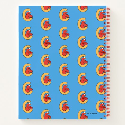 Elmo Alphabet | C SINAASAPPEL Notitieboek (Achterkant)