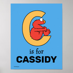 Elmo Alphabet   C SINAASAPPEL Poster