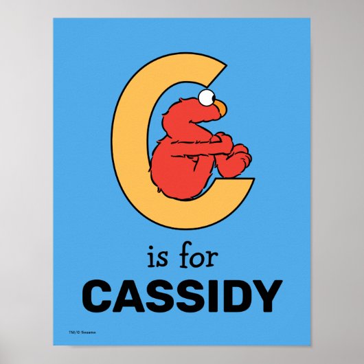 Elmo Alphabet | C SINAASAPPEL Poster (Voorkant)