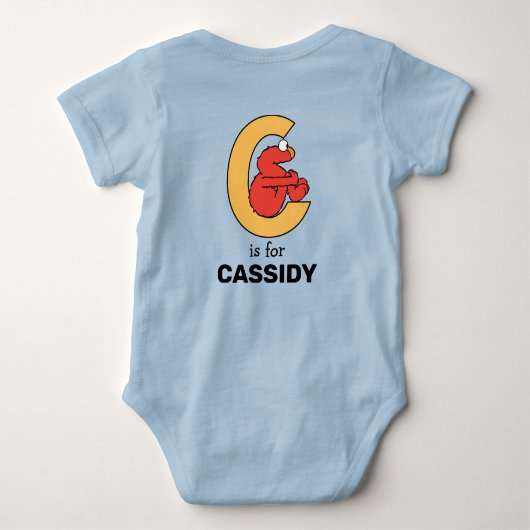 Elmo Alphabet | C SINAASAPPEL Romper (Achterkant)