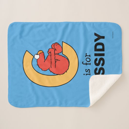 Elmo Alphabet | C SINAASAPPEL Sherpa Deken (Voorkant (horizontaal))