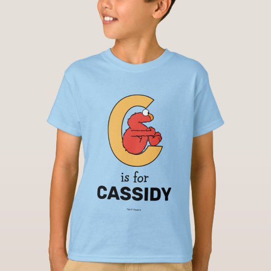 Elmo Alphabet | C SINAASAPPEL T-shirt (Voorkant)