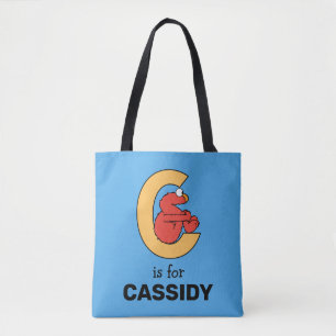 Elmo Alphabet   C SINAASAPPEL Tote Bag