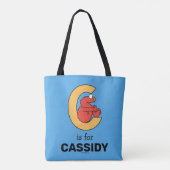 Elmo Alphabet | C SINAASAPPEL Tote Bag (Achterkant)