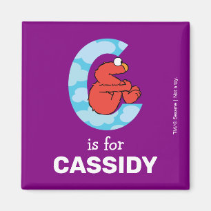 Elmo Alphabet   C Wolken Magneet