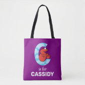 Elmo Alphabet | C Wolken Tote Bag (Voorkant)